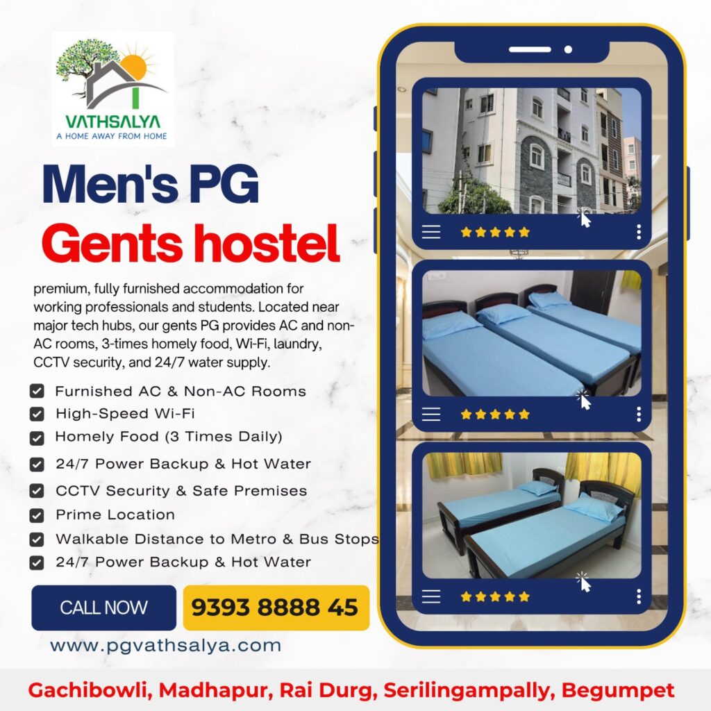 PG vs. Flat: Which Is Better for Bachelors in Hyderabad?