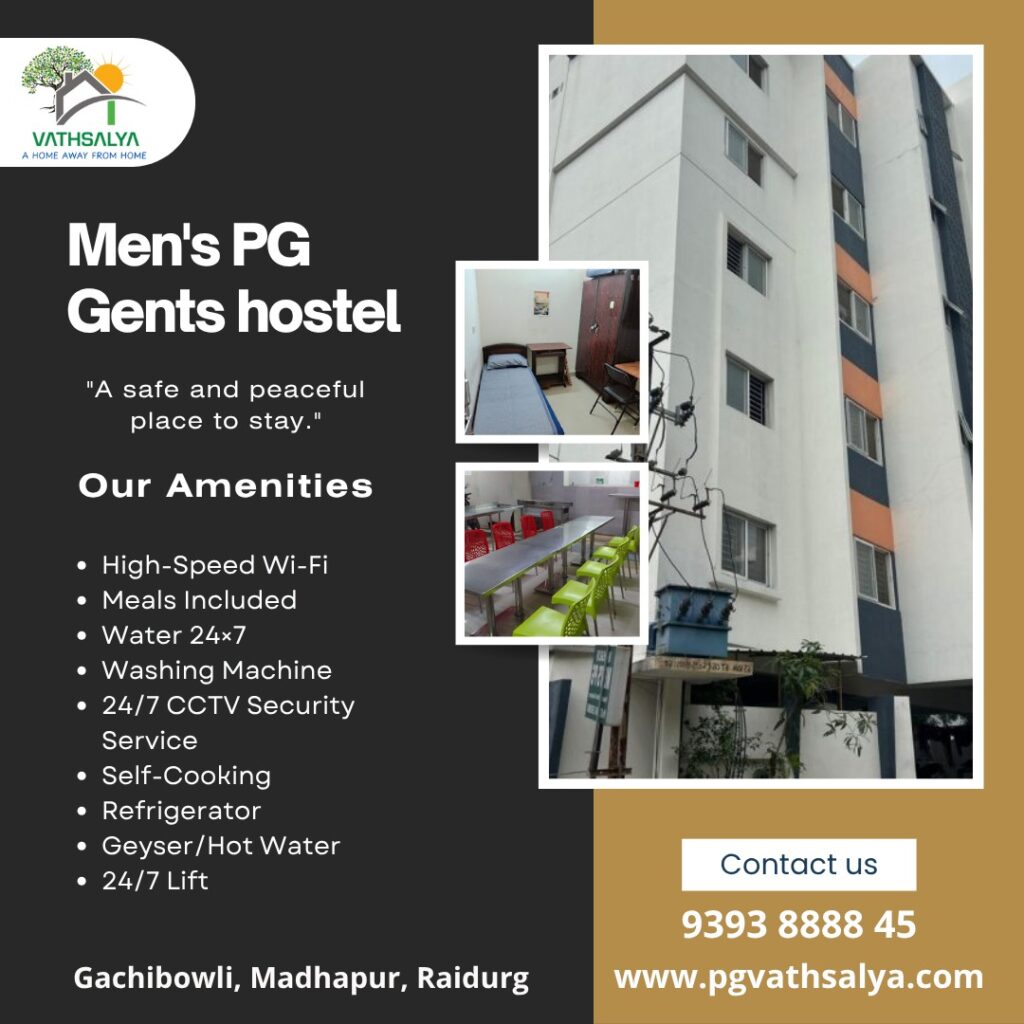 Gents hostel in Hyderabad